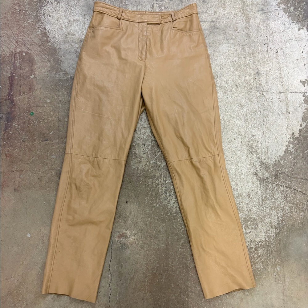 Bedoya & sly‎ genuine Tan Leather Pants